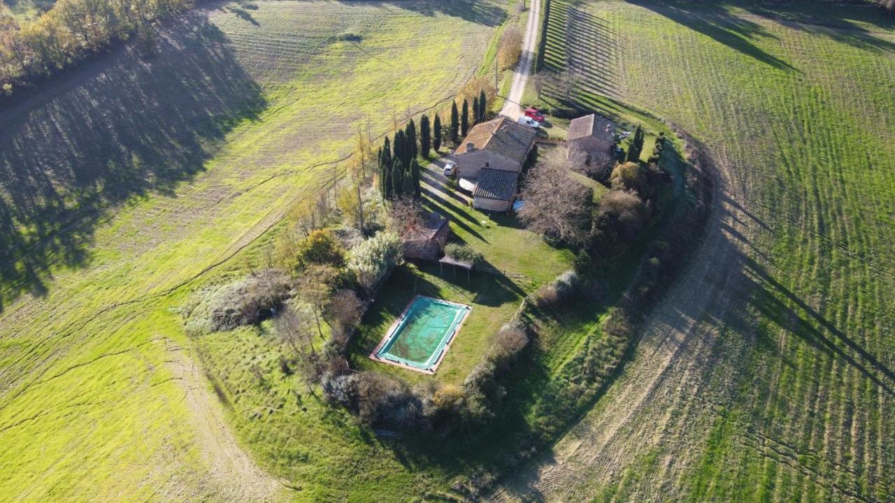 Villa Podere Cartaio Bio Estate Pool AirC San Rocco a Pilli Exterior foto