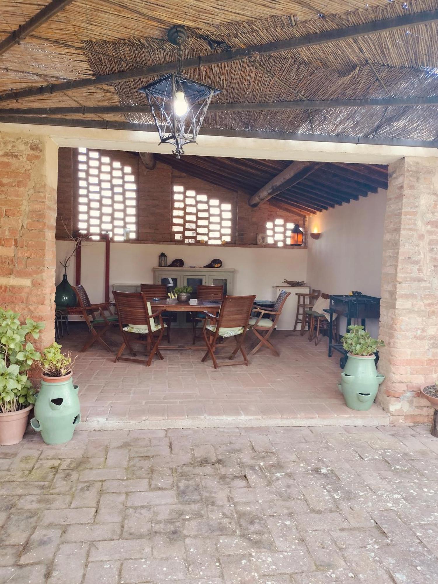 Villa Podere Cartaio Bio Estate Pool AirC San Rocco a Pilli Exterior foto